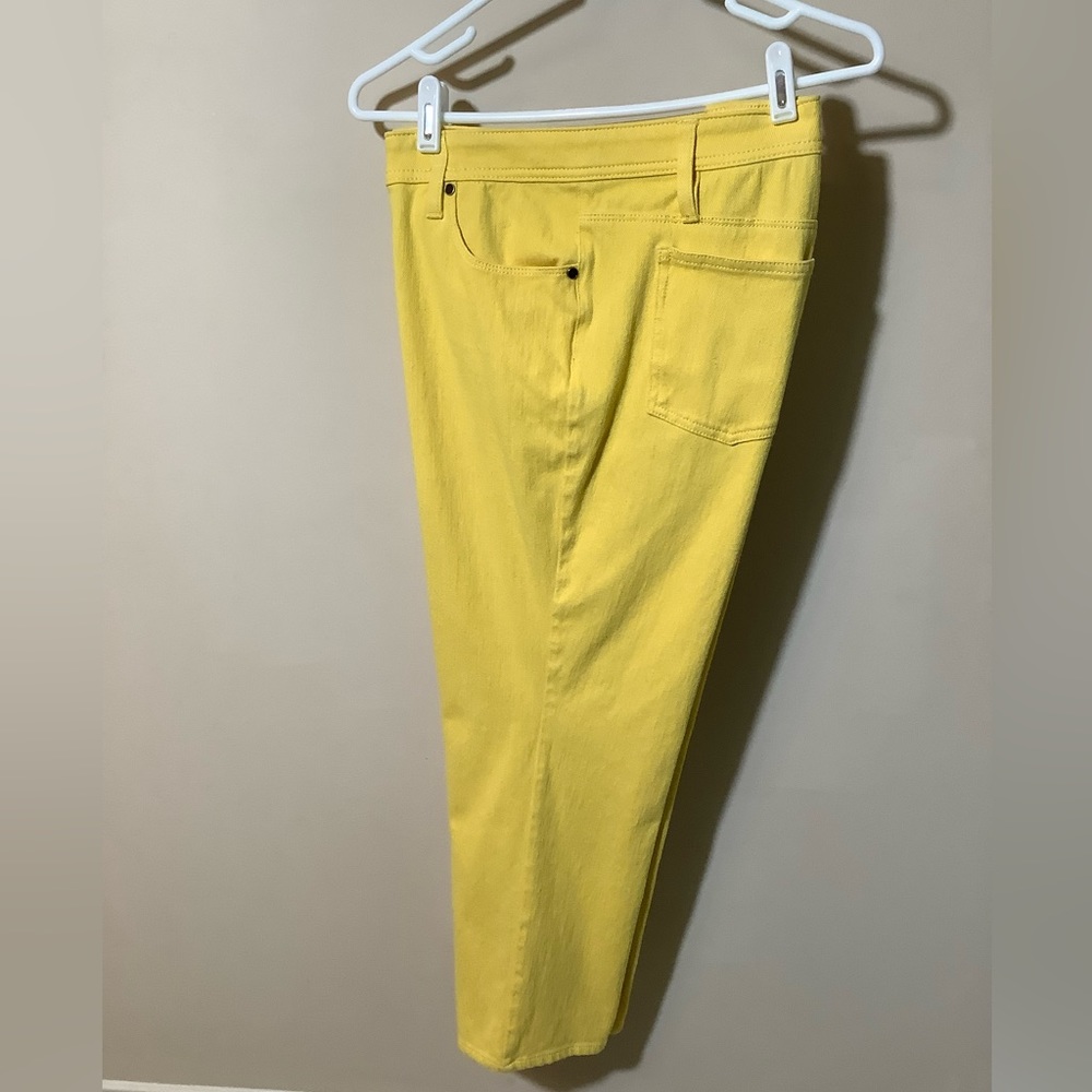 Coldwater Creek yellow jeans new, never worn, no tags ordered online 16P